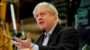 Johnson dropped by the region on Tuesday to help out Chris Davies -- a Conservative MP who was forced to step down after becoming embroiled in an expanses scandal. (Reuters File photo)