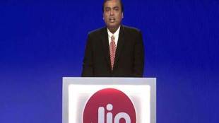 Mukesh Ambani, chairman, RIL, on Monday said at the company’s 42nd AGM that Jio Fibre’s premium customers will be able to watch new movies in their living rooms the same day these movies are released in theatres. (PTI Photo)
