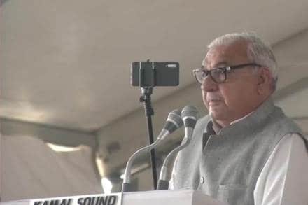Bhupinder Singh Hooda, Bhupinder Hooda rally