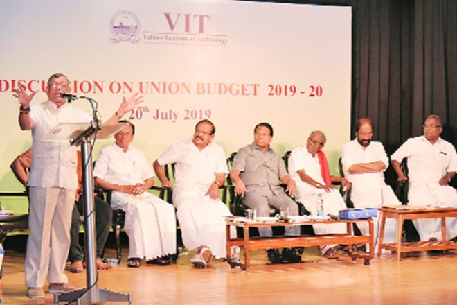 Budget 2019, Union Budget 2019 India, Budget 2019 India, Vellore Institute of Technology, VIT, VIT discussion on 2019 Union Budget, VIT session Chennai Budget 2019, Union Budget 2019 India, Budget 2019 India, Vellore Institute of Technology, VIT, VIT discussion on 2019 Union Budget, VIT session Chennai