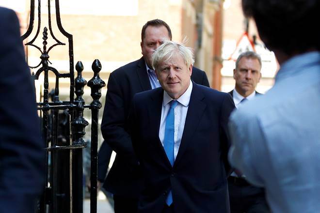 When asked what his visit later this week to Berlin and Paris would achieve, Johnson said: "I hope that they will compromise - they have seen that the UK parliament has three times rejected the Withdrawal Agreement, the backstop just doesn't work, it is not democratic.