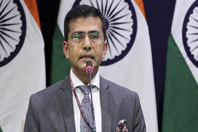 Ministry of External Affairs spokesperson Raveesh Kumar. Ministry of External Affairs spokesperson Raveesh Kumar.