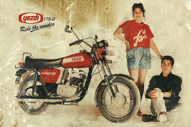 Yezdi was one of the few motorcycle brands to have introduced motorcycling in India. Many have grown up with a Yezdi being their first motorcycle or one that was owned by their dad or grand dad. Yezdi Roadking 250 delivered on a top speed of 120 km/h which was mighty impressive in the early 90s. Pictured here is a vintage advert for the Yezdi 175-D. Yezdis are still alive in the hearts of motorcycle enthusiasts through clubs and are a collector's delight. (Image: Yezdi)