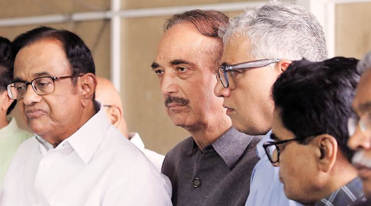 Congress, Jammu & Kashmir, Manmohan Singh, Congress policy planning group, Union Home Ministry,  Articles 35-A, article 370