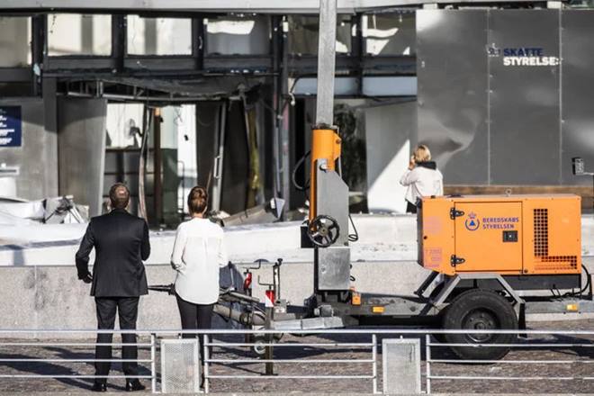 explosion at Danish tax office, Copenhagen, Osterbro district, Mette Frederiksen, latest news on danish explosion