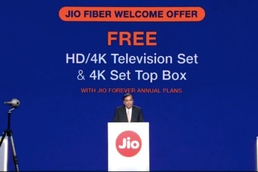 Jio’s disruptive move: Get 4K TV, 4K set-top box, OTT subscriptions free with Jio GigaFiber annual plan
