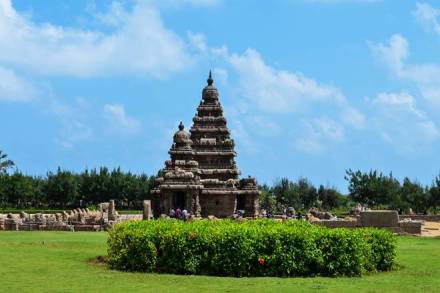 shore temple, mahabalipuram, mahabalipuram shore temple, pallava dynasty, Mamallapuram shore temple, Rajasimha Narasimhavarman, chennai, tamil nadu tourism