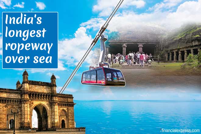 India's longest ropeway over sea
