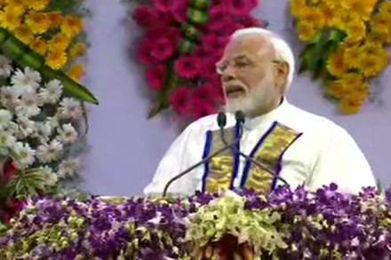 Asking the graduating students to make use of the opportunities that await them, he however, urged them to keep in mind the needs of the country. (ANI Image)