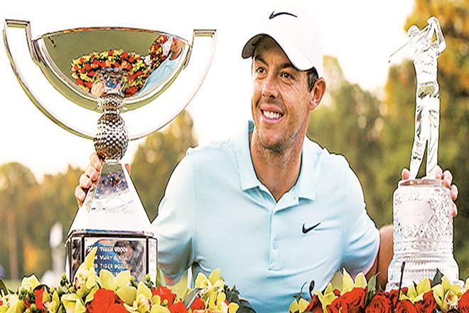 Rory McIlroy encashed winner’s cheques at three events in 2019