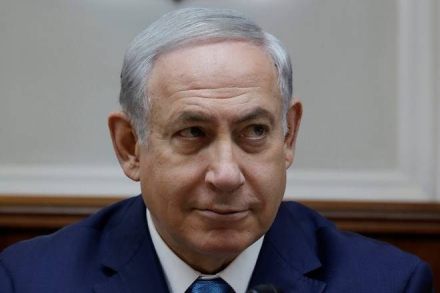 Recent polls have shown Netanyahu's right-wing Likud party tied with the centrist Blue and White. (Reuters file photo)