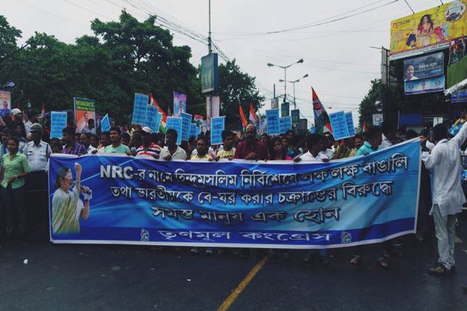 Several MLAs and MPs of the ruling party are present in the protest march. (Twitter image)