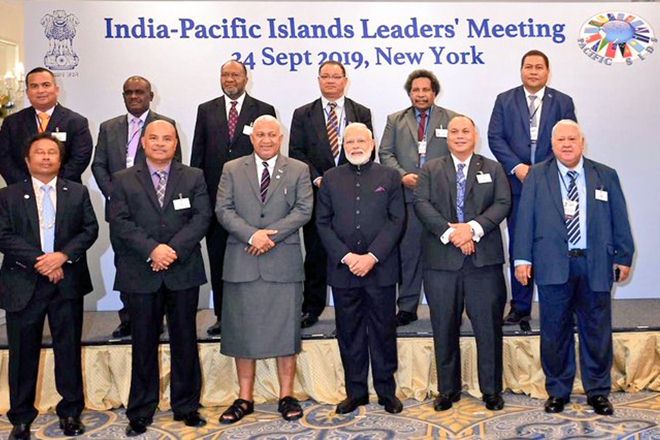 PM Modi, Pacific Island countries, Pacific Island country leaders, New York, New York meeting, 74th United Nations General Assembly, 74th UNGA, india news