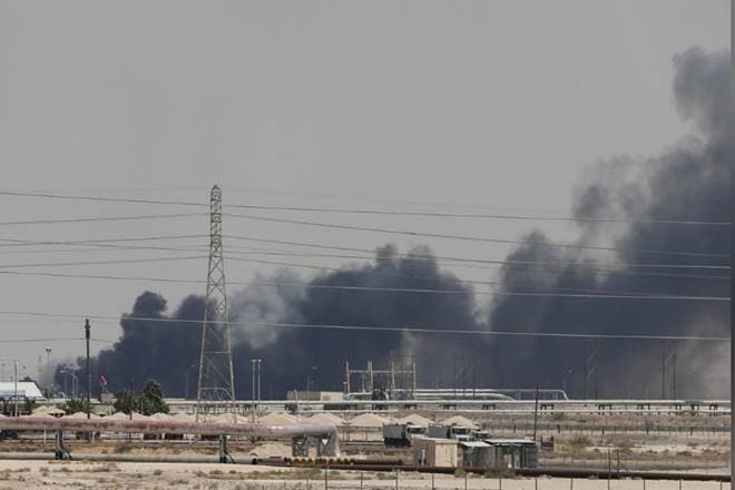 Saudi oil output cut, Aramco site, drones strike at Aramco site, Saudi Arabia oil production, Yemen, Michael Pompeo, Saudi Aramco