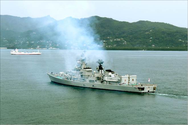 Indian Navy, Indian Navy delhi class destroyers, anti air defence system, Kashmir, Radar Fregat MAE, Ministry of Defence, P-15 Ships, Radar Fregat MAE