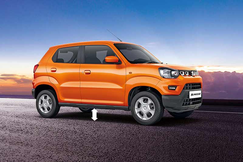 The Maruti Suzuki S-Presso has been revealed in all its glory. The micro SUV is the production version of the Future Concept S that debuted at the 2018 Auto Expo. It will rival the Renault Kwid and will sit above the Alto 800 and along side the WagonR. The S-Presso is Maruti’s smallest SUV which sits under the Vitara Brezza in the line up. Maruti will retail the S-Presso from the Maruti Suzuki Arena outlets.