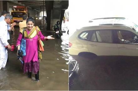 Mumbai rains, Renuka Shahane Mumbai rains, Renuka Shahane