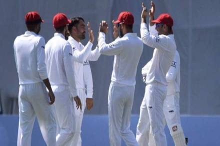 Afghanistan won the Test match in a convincing manner. 
