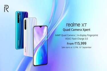 It also has an in-display fingerprint sensor which will be an attractive feature for people looking to buy the phone. RealmeXT will come in two different colours Pearl White and Pearl Blue. (Image: Twitter)