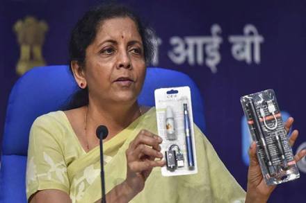 e cigarette ban, electronic cigarette, nirmala sitharaman