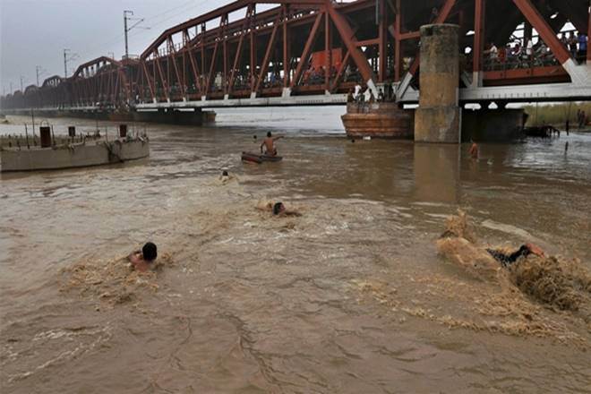 uttar pradesh, Flood water, district jail, up flood, uttar pradesh flood