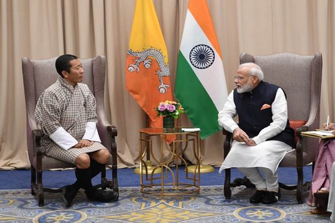 Narendra Modi, Lotay Tshering, India bhutan ties, 74th UN General Assembly session, CDRI, Climate Action Summit Narendra Modi, Lotay Tshering, India bhutan ties, 74th UN General Assembly session, CDRI, Climate Action Summit