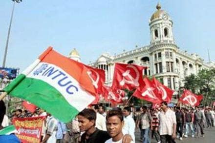 Nationwide strike, central trade union, strike, INTUC, Indian National Trade Union Congress,  trade union