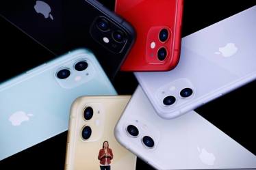 Kaiann Drance presents the new iPhone 11 at an Apple event at their headquarters in Cupertino, California.