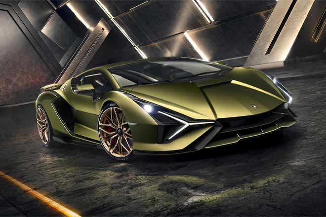 Lamborghini Sian: The most powerful Lamborghini ever, the Sian is powered by a 720 hp naturally-aspirated 6.5-litre V12 engine from the Aventador SVJ assisted by a new 48-volt mild-hybrid system. The electric motor adds 34 hp more which brings the combined power output to 819 hp. 0-100 km/h time in the Sian is identical to the SVJ as both will do it in 2.8 seconds. Top speed is electronically limited to 350 hp.