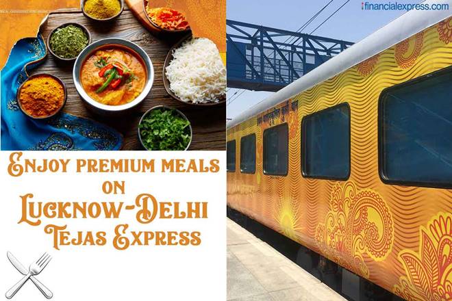 Tejas Express menu card, Tejas Express food menu, Tejas Express meals