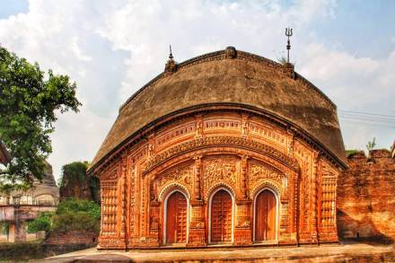 west bengal tourism, west bengal temples, terracotta temples, Bengal terracotta temples, Baranagar, Gangeswar temple, Char Bangla Temple