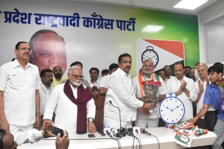 The NCP announced his candidature from Sinnar seat in Nashik district for the October 21 Maharashtra assembly polls. (Twitter image) The NCP announced his candidature from Sinnar seat in Nashik district for the October 21 Maharashtra assembly polls. (Twitter image)