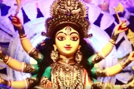 "There will be a giant model of a bird to show that people are fettered by boundaries and can become refugees after partition but not other living beings who are far more liberated than human beings," theme artist Subrata Bandyopadhyay said. (Image: Facebook/ Rajdanga Naba Uday Sangha)