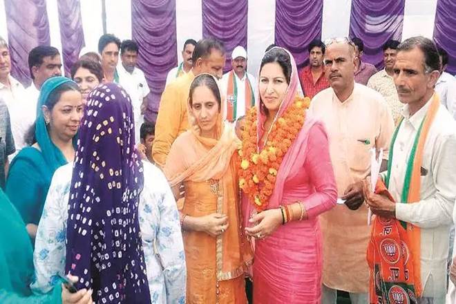 Phogat (40) then repeated her chants of 'Bharat Mata ki Jai'. (Express photo)
