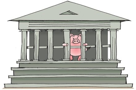 The smaller deposits would tend to be repaid without a loss, while the deposit holders with higher savings would be impacted the most