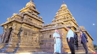 Prime Minister Narendra Modi and Chinese President Xi Jinping in Mamallapuram on Friday