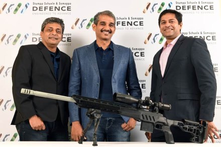 Dinesh Shivanna, Chief Technology Officer, Satish R Machani, Managing Director and Vivek Krishnan, Chief Executive Officer of SSS Defence Dinesh Shivanna, Chief Technology Officer, Satish R Machani, Managing Director and Vivek Krishnan, Chief Executive Officer of SSS Defence