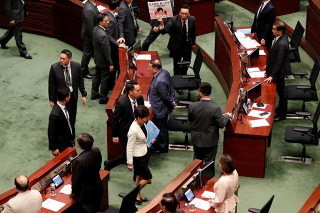 Hong Kong has been rocked by the worst political unrest in decades. (Reuters image)