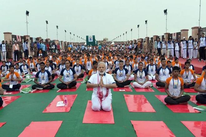 "... it is so beautiful that as a representative of India he is putting first and foremost what India's true gift to the world is. That is wonderful," he said.