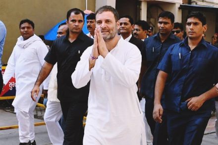 Rahul Gandhi has described sitting MLA and BJP candidate Bakshish Singh Virk as the "most honest man" in the ruling party. (Twitter image)