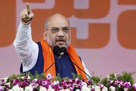 Referring to the row in Assam over the National Register of Citizens (NRC), he said, “For 70 years, these intruders have put a question mark on our security.”