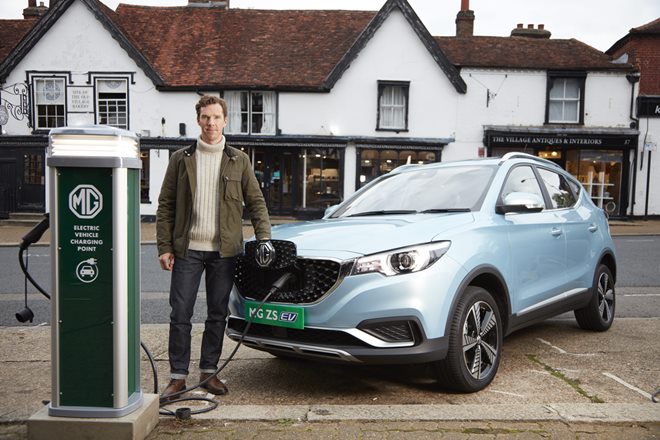 MG ZS Electric SUV in India to sport Benedict Cumberbatch as brand ambassador