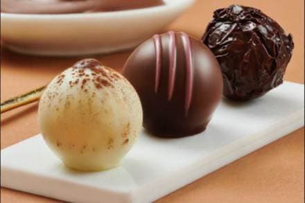 ITC Fabelle Trinity-Truffle Extraordinaire, world's most expensive chocolate. ITC Fabelle Trinity-Truffle Extraordinaire, world's most expensive chocolate.