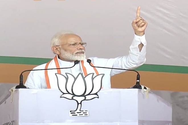 Pm Modi said that the opposition seems to be speaking on lines of the neighbouring country on Article 370. Pm Modi said that the opposition seems to be speaking on lines of the neighbouring country on Article 370.