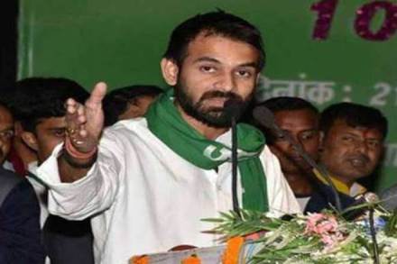 Tej Pratap Yadav slams Nitish Kumar over Patna floods.  Tej Pratap Yadav slams Nitish Kumar over Patna floods.