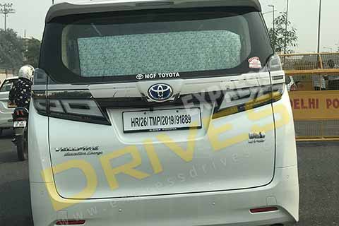 Toyota Vellfire launch likely in November 2019: Six-seater luxury MPV spotted in Delhi