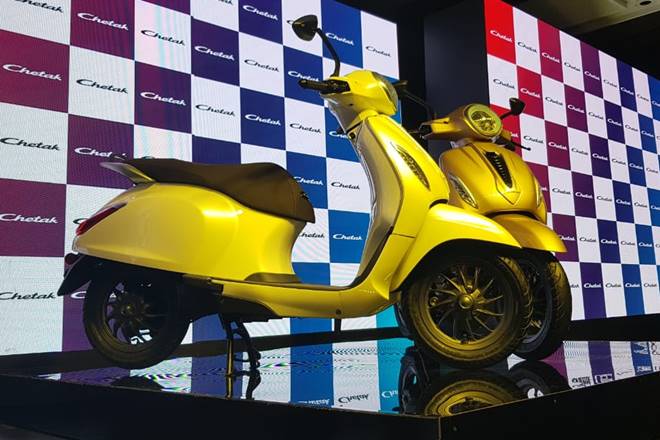 bajaj chetak electric scooter