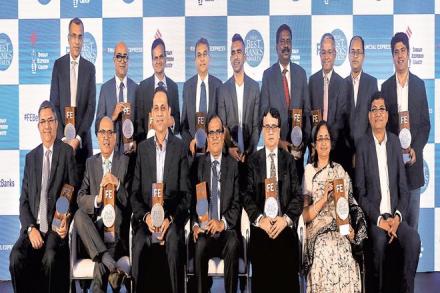 FE Best Bank Award 2019, Nirmala Sitharaman, Romesh Sobti, IndusInd Bank, India Inc, Viveck Goenka, The Indian Express Group,  FE Best Bank Award 2019, Nirmala Sitharaman, Romesh Sobti, IndusInd Bank, India Inc, Viveck Goenka, The Indian Express Group,