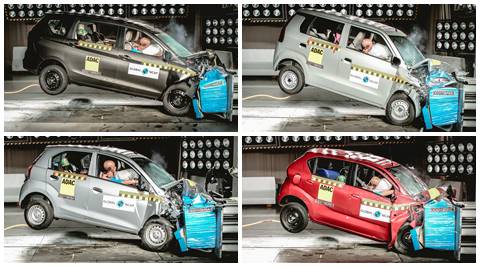 Indian cars fail crash test again! Maruti Ertiga gets 3 stars but Wagon R, Hyundai Santro, Datsun redi-GO disappoint