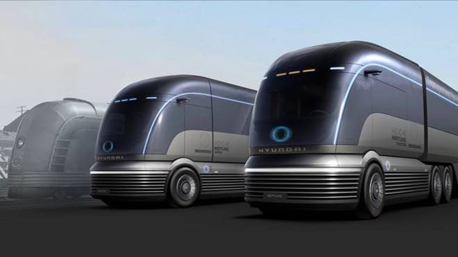 Hyundai unveils hydrogen fuel cell heavy-duty truck: Emissions-free goods hauling to begin this year